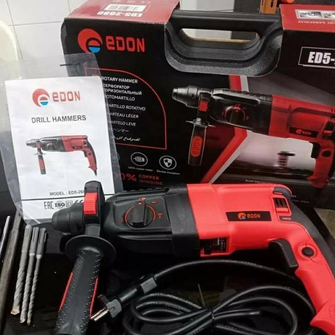 MESIN BOR BETON ROTARY HAMMER EDON ED5-2680