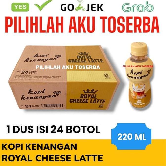 KOPI KENANGAN ROYAL CHEESE LATTE 200 ml - ( 1 DUS isi 24 botol )