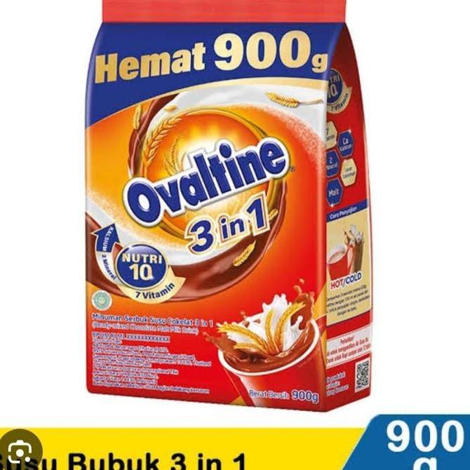Ovaltin Coklat 3 in 1 900 gram