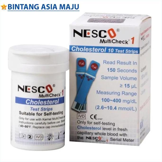 STIK STRIP NESCO KOLESTROL/CHOLESTEROL/CHOLESTROL/KOLESTEROL CHECK TES