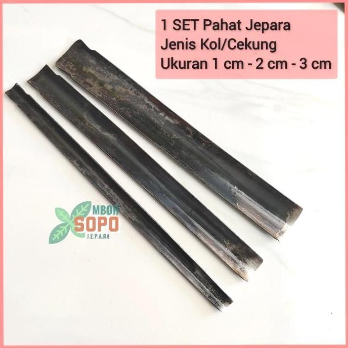 Pahat Ukir Jepara, 3 Buah Pahat Ukir Kol( Cekung) Standart