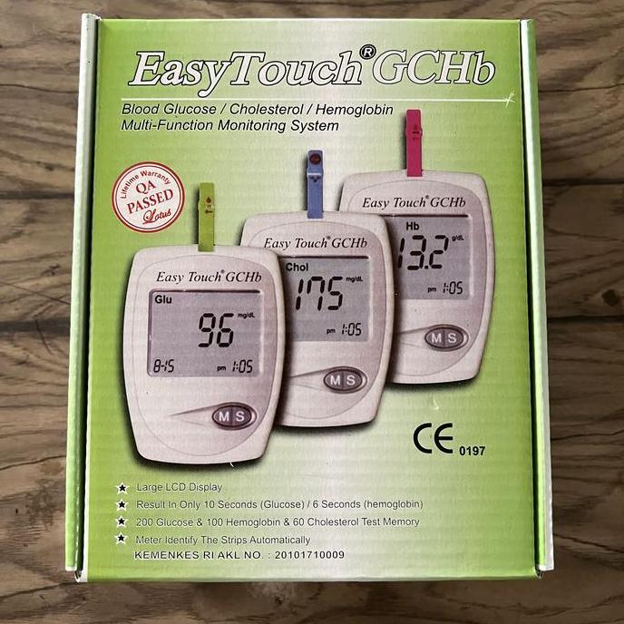 Easytouch GCHb Easy Touch Glucotest Alat Ukur Hemoglobin Tes