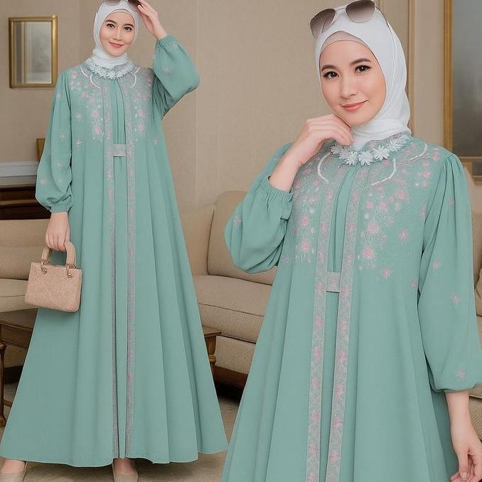 Rabbania Dress Wanita Kondangan Allshop