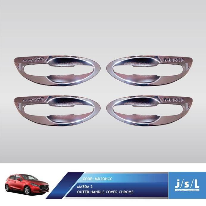 Mazda 2 Outer Handle Handle Cover Chrome Jsl Cover Pegangan Pintu Siap Kirim