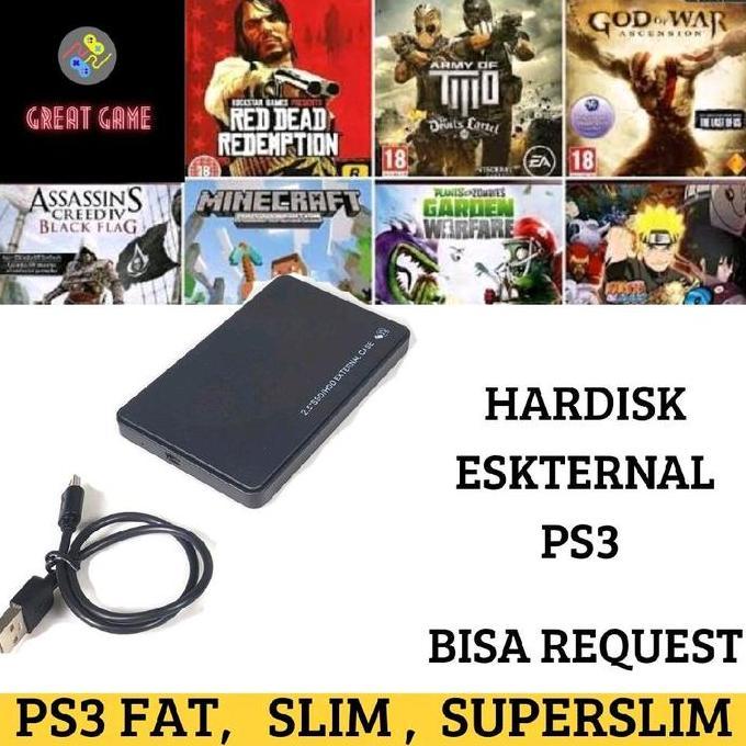 NEW Hardisk Eksternal Playstation 3 support ps3 fat , slim dan superslim