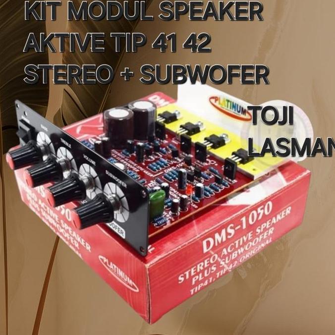 TERBARU - kit pcb aktif active stereo tip 41 42 tip41 +subw subwofer dms 1050