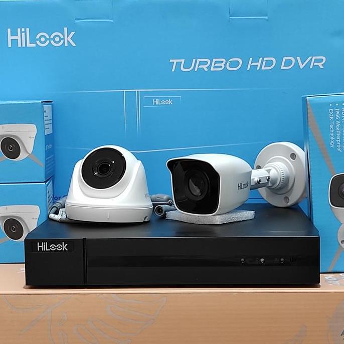 NEW Paket CCTV Hilook 2 MP 4 Kamera CCTV Hard disk 500GB