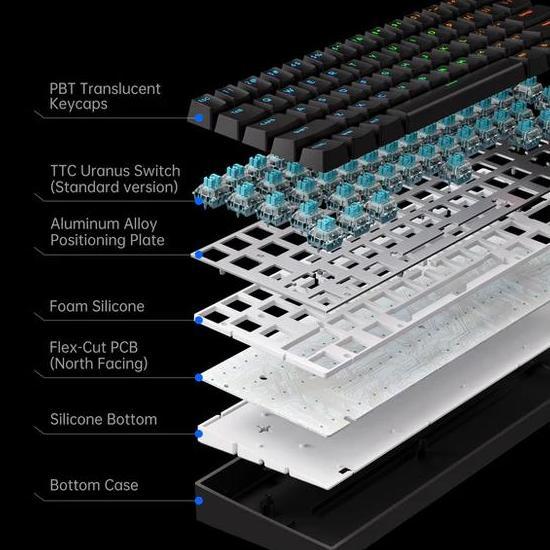 TERBARU - MCHOSE Ace 68/60 Hall Effect Magnetic Switch Gaming Keyboard