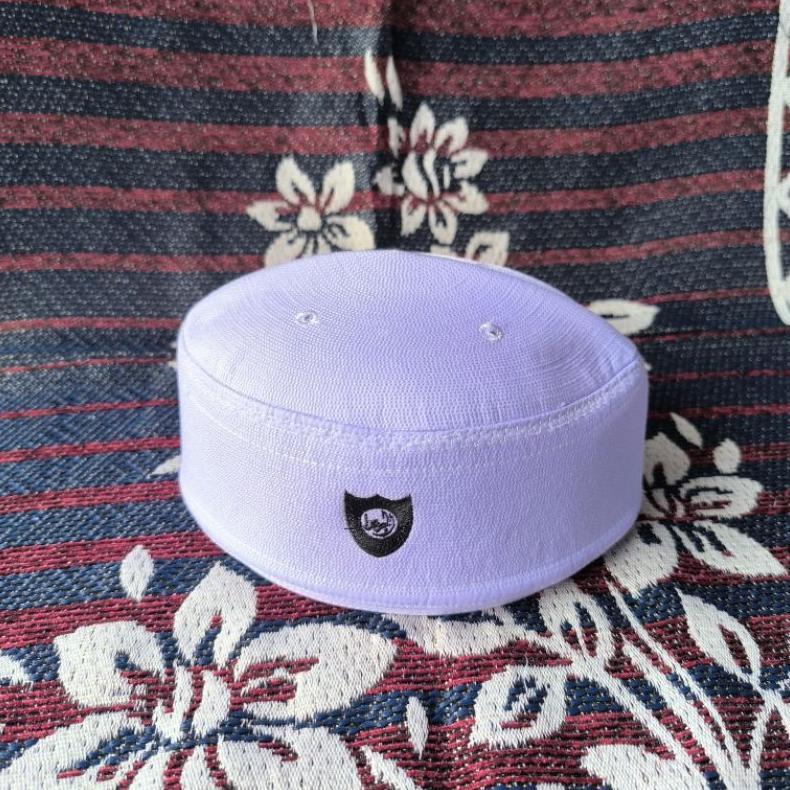 NEW [READY NOMOR1- 12 JUMBO TINGGI 7 CM ] PECI MALAYSIA SONGKOK PUTIH ABDUL KAREEM PUTIH Songkok Mal