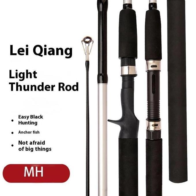 SET HITAM 2025: Joran Carbon 1.8-3.0M Teleskopik + Reel Dual Arm Metal Hitam 5000 5.2:1 6BB - PAKET 