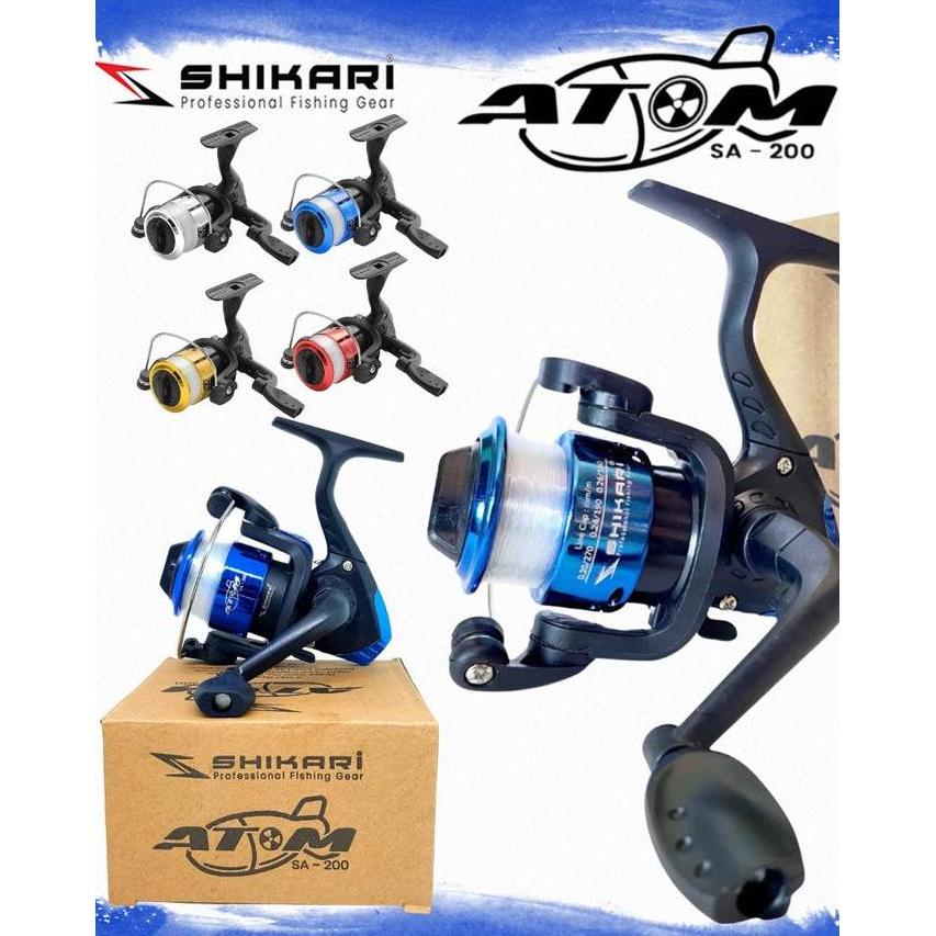 Sepaket Joran Ultralight Sakura Fiber solid dan Reel Spool Atom Pancing (TERBAIK) (TERBARU) (TERMURA