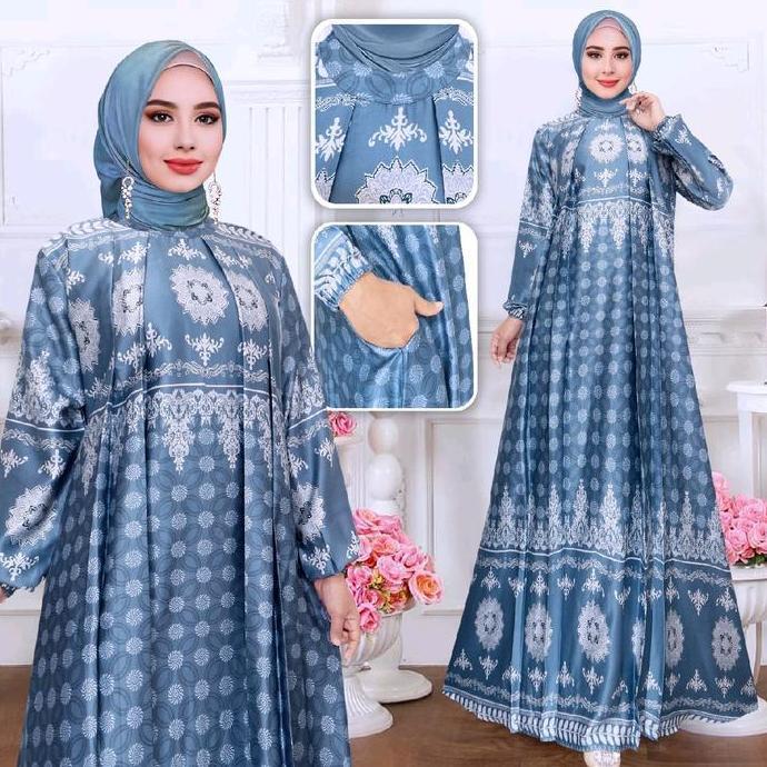 RANIA DRESS GAMIS MUSLIM SILK