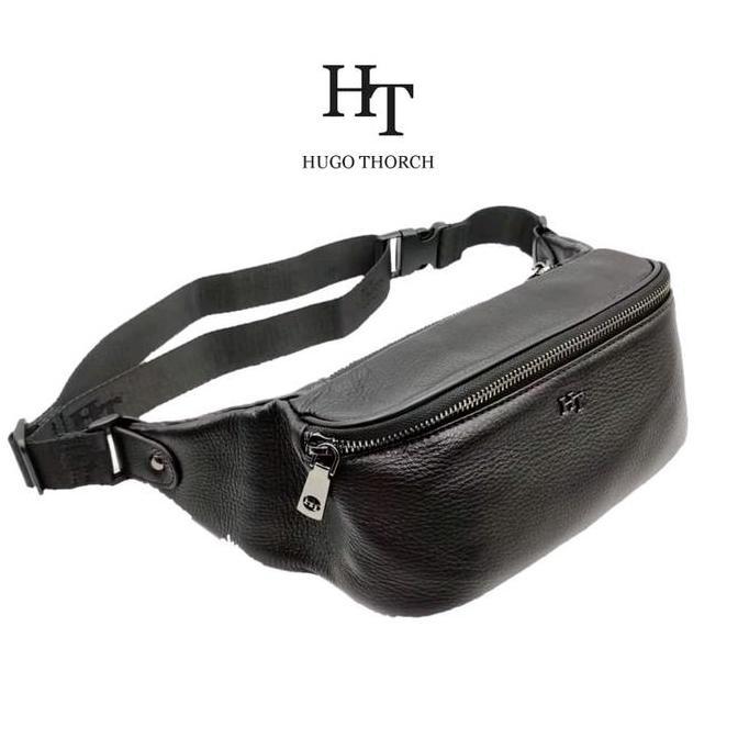 Hugo Thorch - Waist Bag Pria Kulit - Luciola