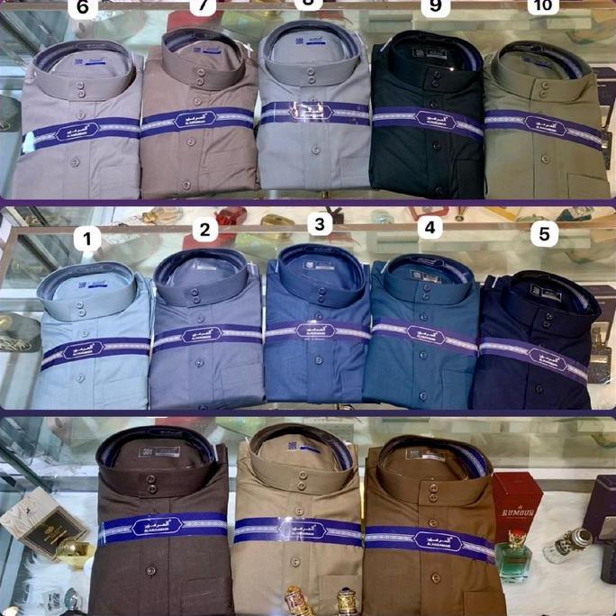 Diskont Gamis / Jubah Al Haramain Bahan Woll Original Hitam Putih