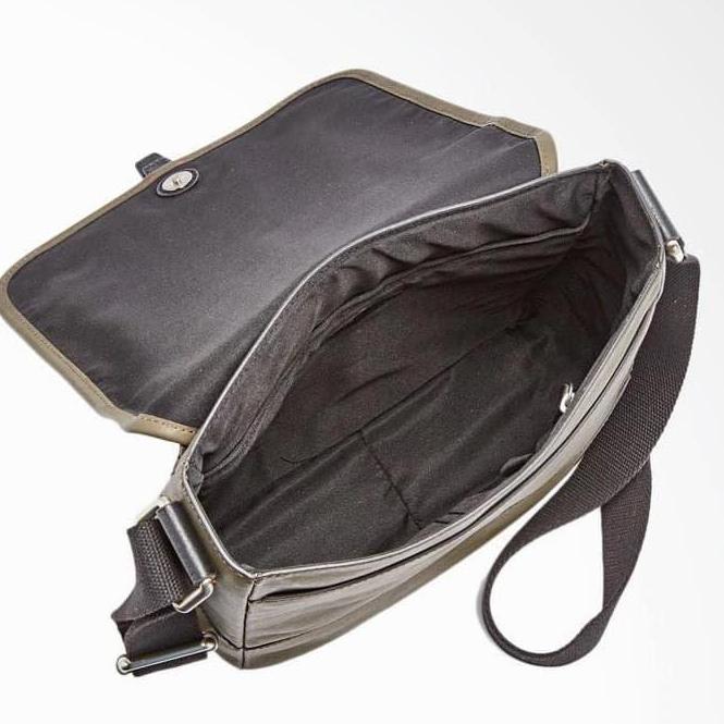 Fossil Crossbody Evan City Sling Bag Pria - Hijau Olive ORINAL