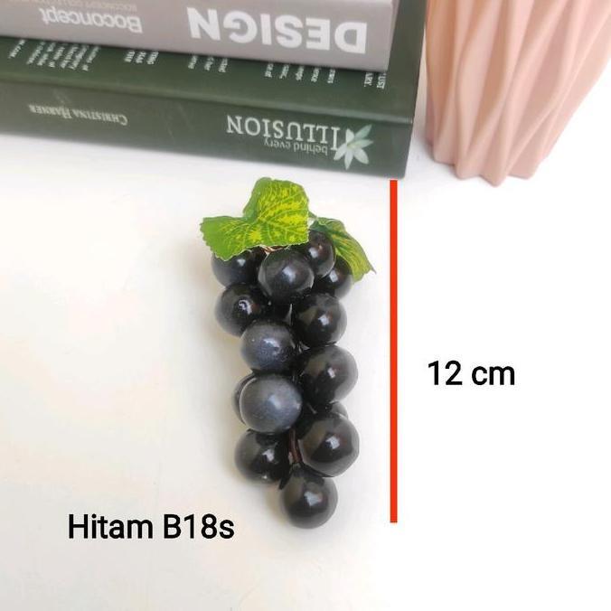 BUAH IMITASI ANGGUR HIAS ARTIFICIAL PLASTIK PALSU Hiasan (TERBAIK) (TERBARU) (TERMURAH)