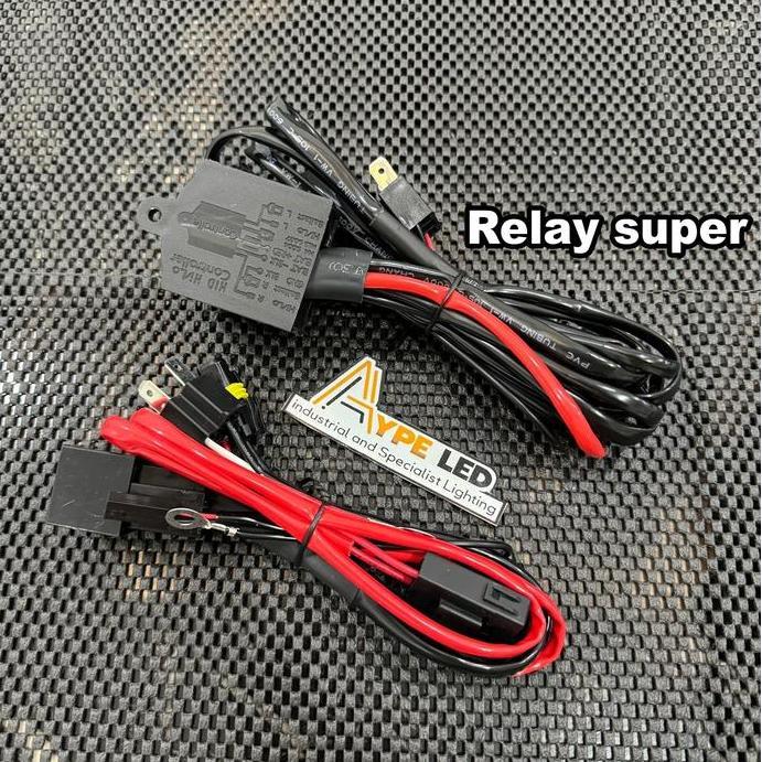 Promo ORIGINAL KABEL RELAY BILED LAMPU MOBIL RELAY SUPER 2 BILED | KABEL RELAY HID MOBIL 2 LAMPU | R