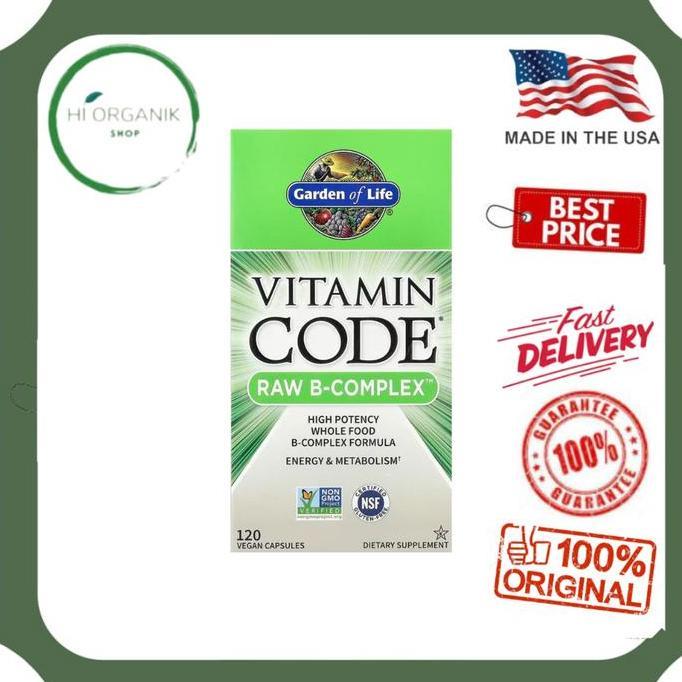 Garden of Life Vitamin Code Raw B Complex B- complex / Vitamin B Complex
