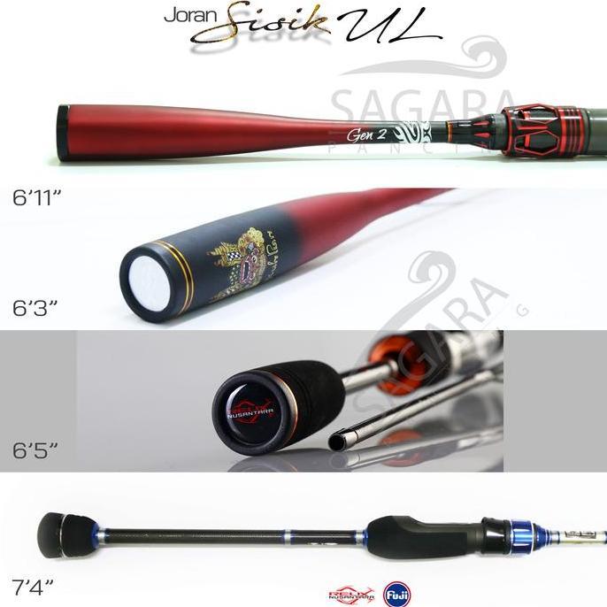 Joran Sisik Barong | Ajing | Sisik 652 | Sisik GEN2 | Sisik GEN3 Joran Casting Joran Relix Nusantara