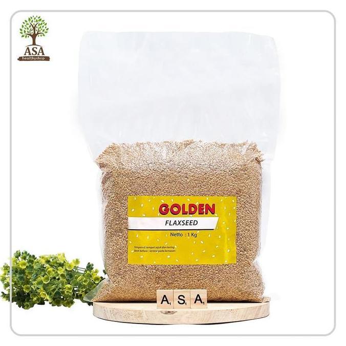Golden Flaxseed 1kg/Biji Rami 1kg