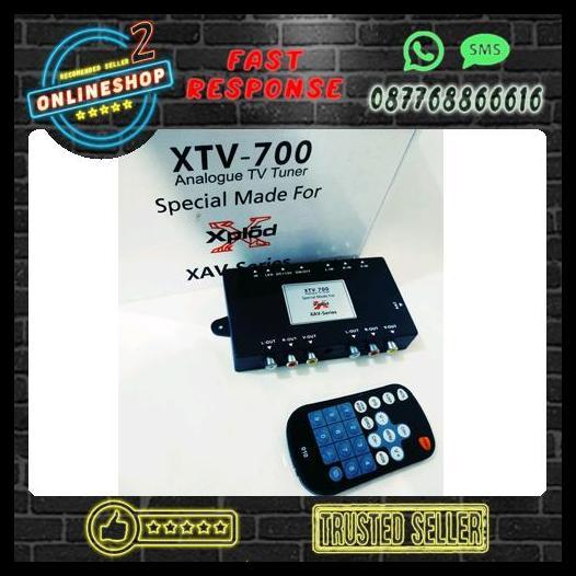 TERLARIS TUNER TV XPLOD XTV-700 TUNER ANALOG HEAD UNIT TUNER TV MOBIL UNIVERSAL 