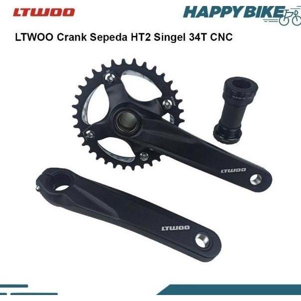 L-TWOO Crank Set Sepeda MTB LTWOO Single 34T Hollowtech II HT2 (TERBAIK) (TERBARU) (TERMURAH)