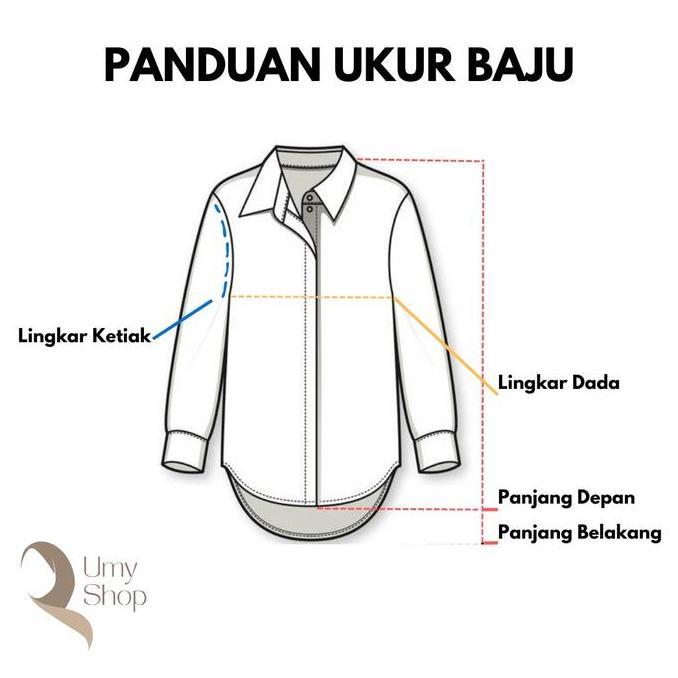 FELLA - Atasan Fashion Muslim Wanita Jumbo Crinkle