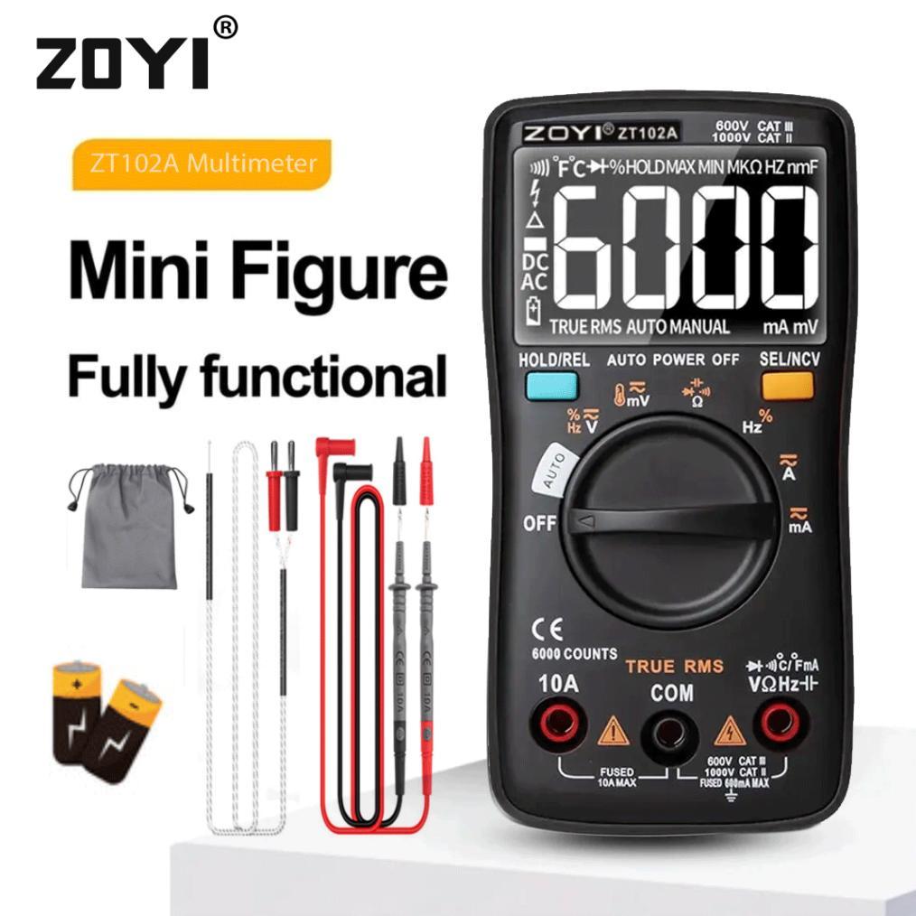 ZOYI ZT102A Upgrade Auto Multimeter Digital Avometer Multitester NCV Original Protect
