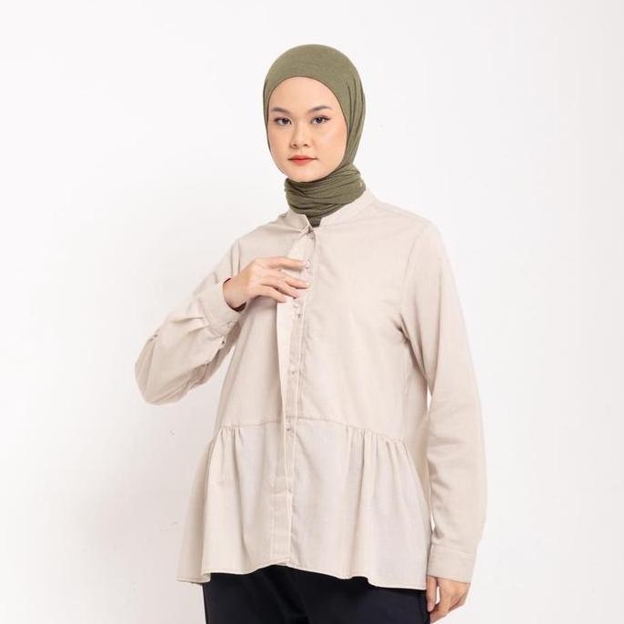 Bazarr Tunik Elzatta & Dauky nyaman termurah Kain Kancing Muslim