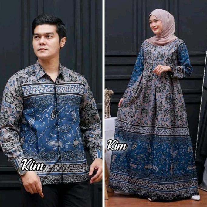 Baju Lebaran Couple Gamis Couple Suami Istri Sarimbit Lebaran 2026