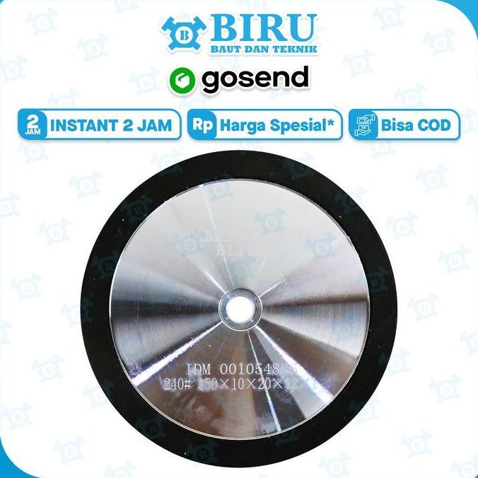 BLITZ  Diamond Asah 6" Batu Asah Pisau Mata Asah Intan