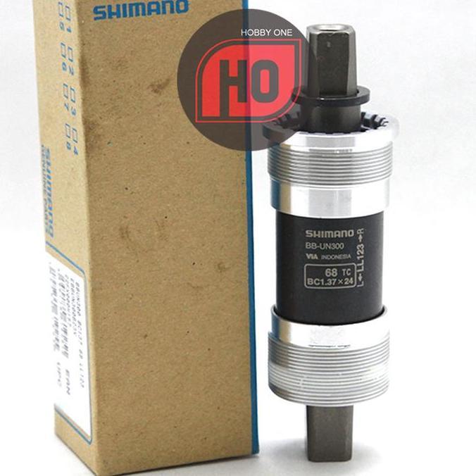 Shimano Tourney TX BB-UN300 BSA 68mm 122.5mm Spindle Square BB MTB (TERBAIK) (TERBARU) (TERMURAH)