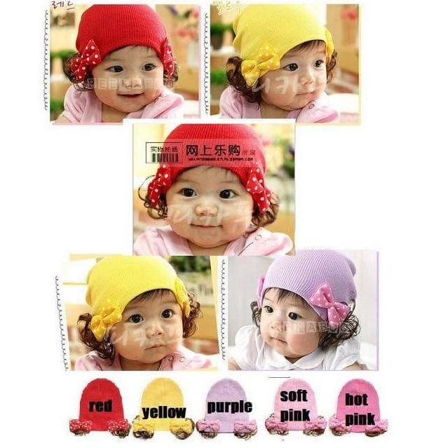 Topi rambut pita kembar BISA GRAB