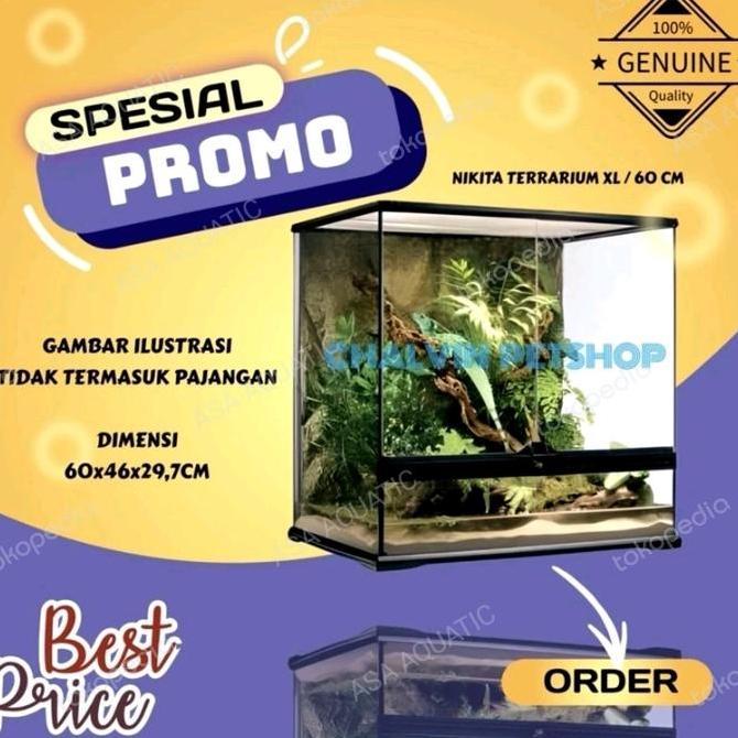 Nikita Terrarium 60 cm / Kandang Reptil