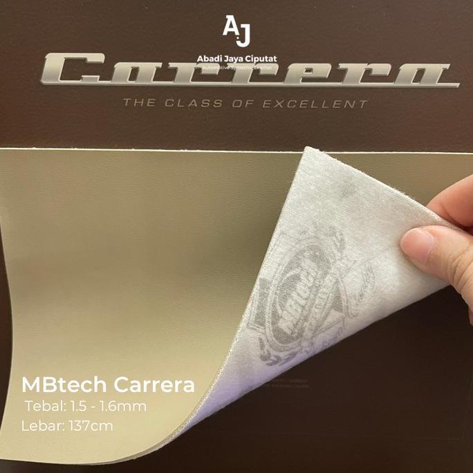 MBTech Carrera Meteran - Kulit Imitasi bahan jok mobil motor sofa