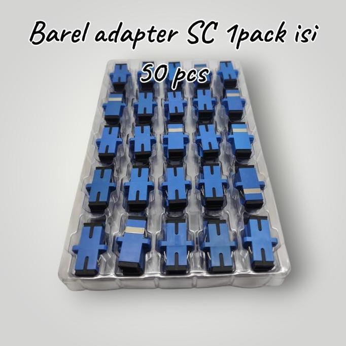 DE194 >> Barel adapter UPC adapter sambungan FO 1 pack isi 50 PCS