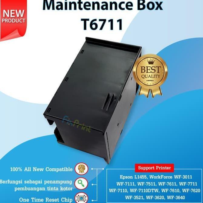 DR327 - Epson Maintenance Box T6711 E6711 PXMB3 Reset Printer L1455 WF7611