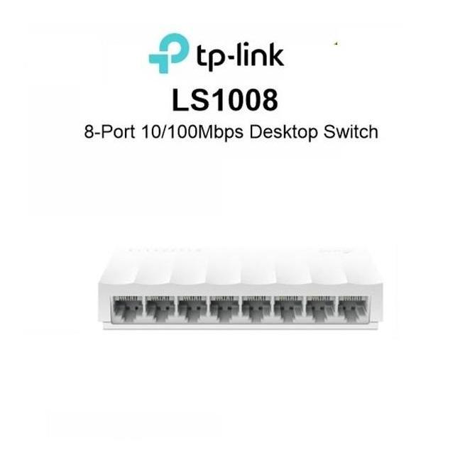 DE118 - Tp-Link LS1008 Switch 8-Port 10/100Mbps Desktop LS-1008