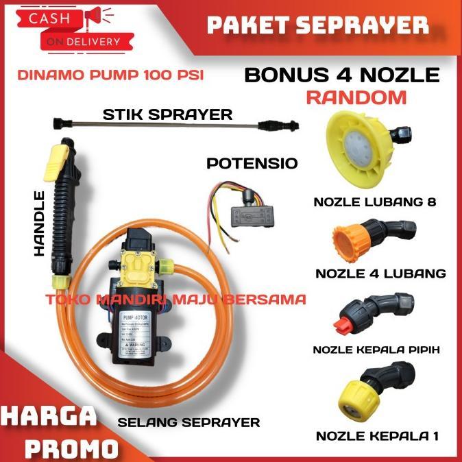 Bisa Cod Paket Dinamo Sprayer Elektrik / Nozzle / Potensio / Sprayer Pertanian ,,
