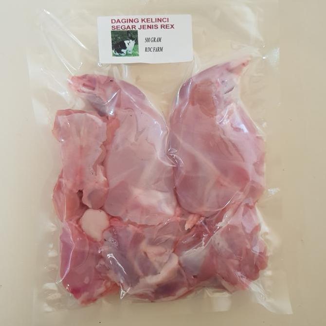 Terlaris Daging Kelinci Jenis Rex, Nz & Hyla Berat 500 Gram