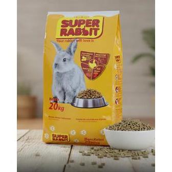 Terlaris Makanan Kelinci Hias, Pedaging, Ternak & Pakan Pelet Kelinci Peliharaan Super Rabbit Standa
