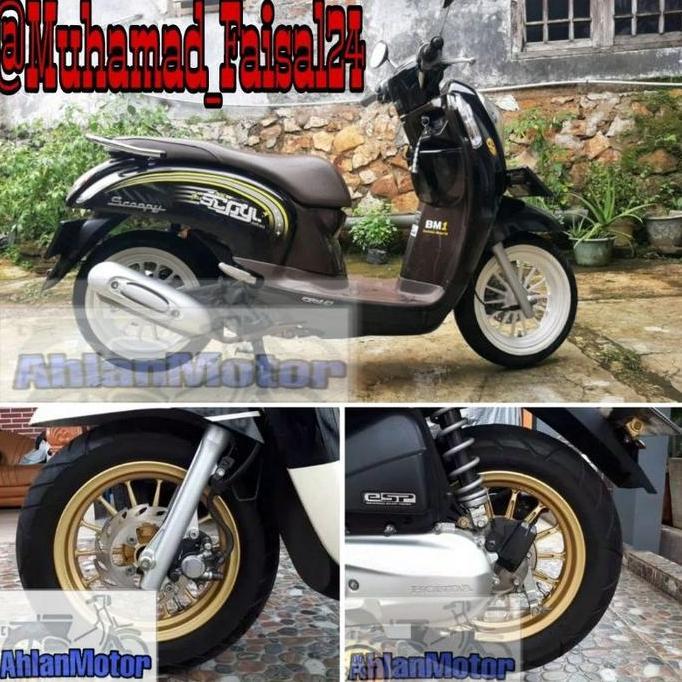 Terlaris Le147 Velg Scoopy Beat Vario110 Size 215250-12 Velg 1 Set Daytona Ring