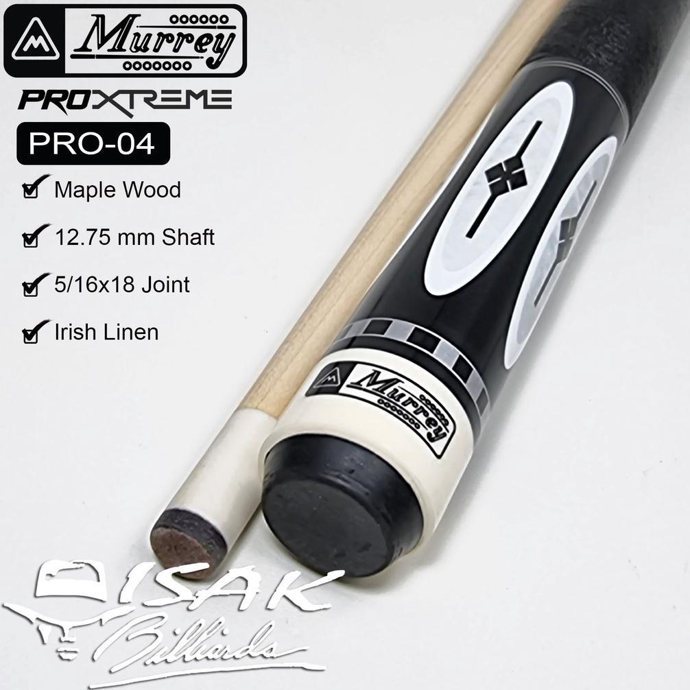 NEW Murrey PRO-4 Xtreme Pool Cue - Maple Billiard Cue Stick Stik Biliar