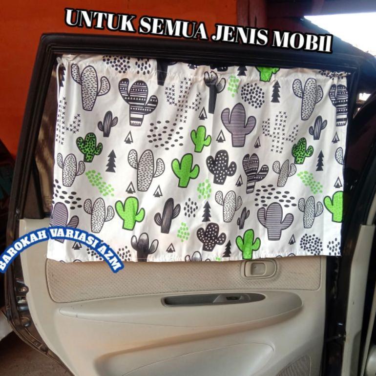 NEW Gorden Mobil Portabel pelindung panas dan silau Gorden Mobil Model Tempel / tirai Mobil / korden