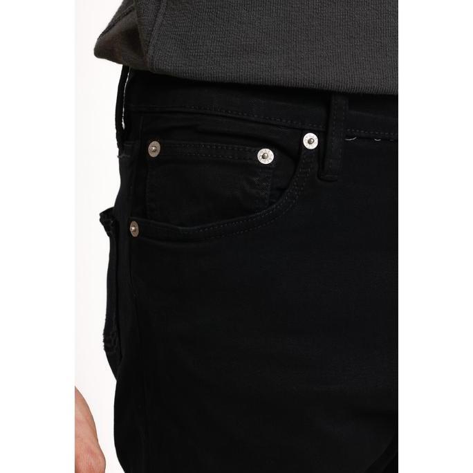 DE119 >> Used 1968 - 515 Celana Panjang Pria Jeans Regular Fit Double Black  Stretch Lembut Hitam De