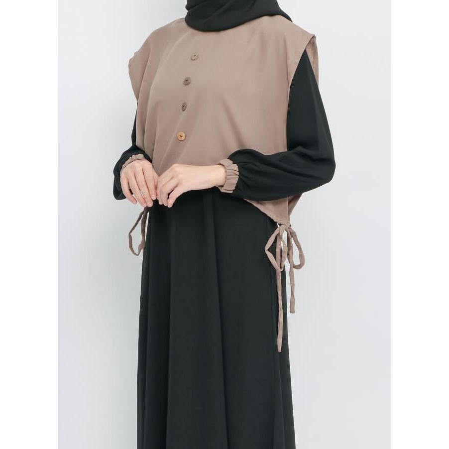 SHABIYAN-416 Gamis Remaja Perempuan Wollycrepe Polos