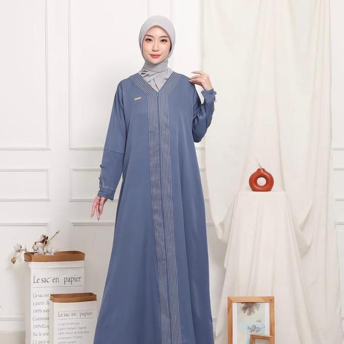 Syafira Collection x Deby Beaute - Halona Series - Dress/Gamis Wanita Anti UV Premium