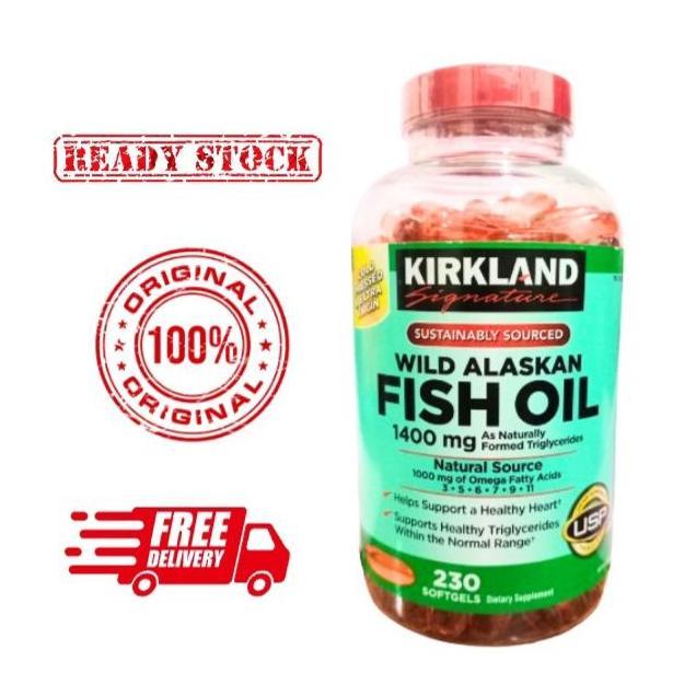 Kirkland Wild Alaskan Fish Oil 1400mg