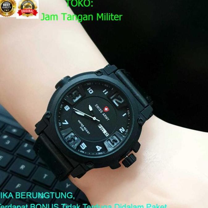 DF44 - Jam tangan SWISS ARMY Untuk PRIA FITUR TANGGAL AKTIF SA461540 - Jam tangan Merek Terbaik Wate