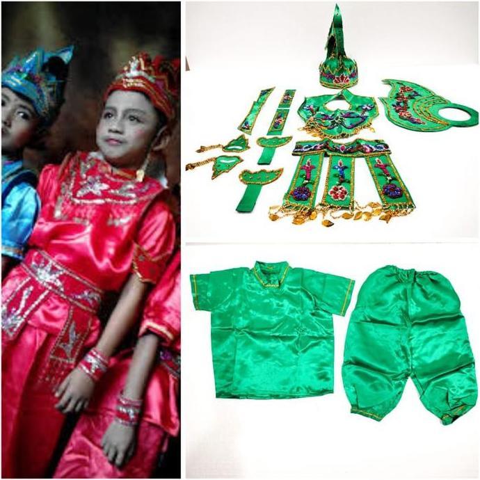 Tahan Lama Baju Sunat Gatot Kaca All Size Bahan {Buludru & Satin}